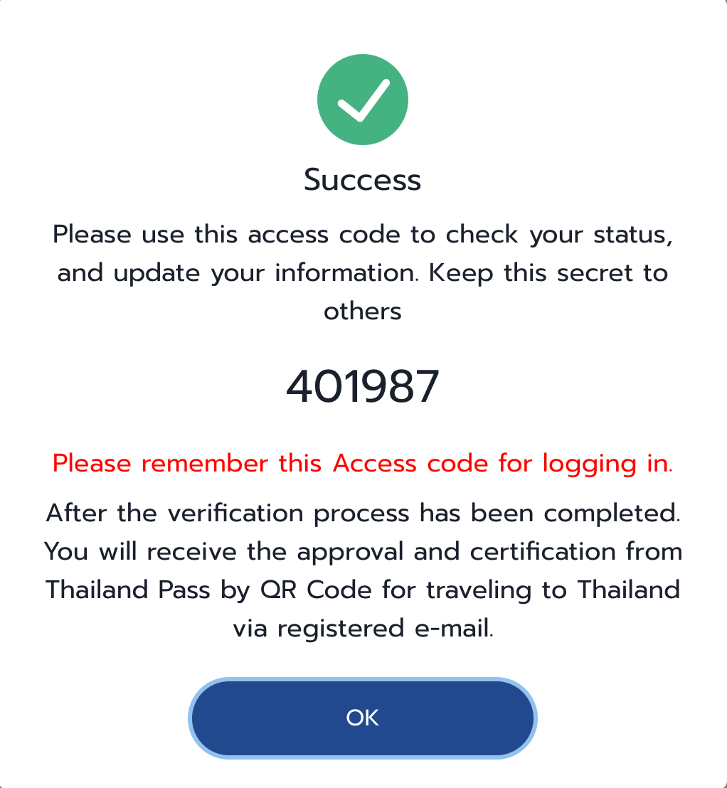 Thailand Pass Application Thailand Pass Application
