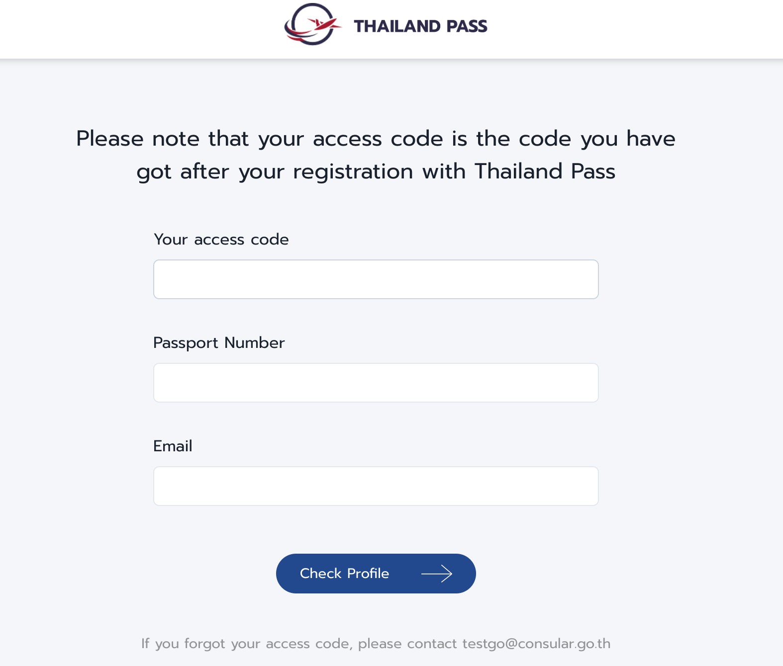 Thailand Pass Thailand Pass