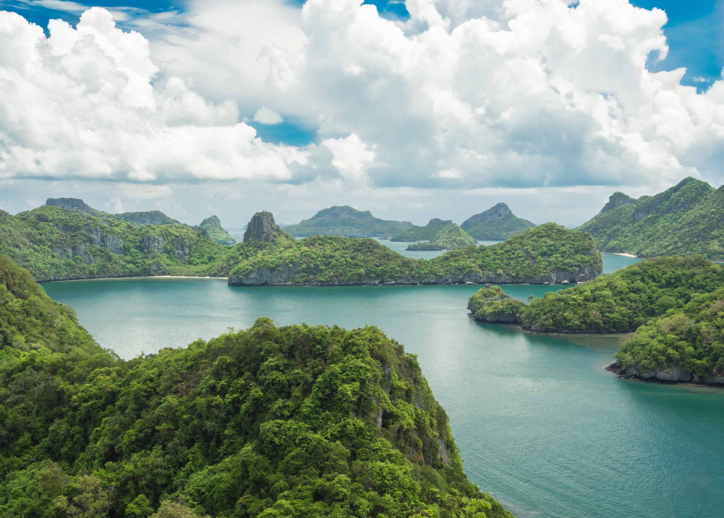 Bird Eye View Of Mue Koh Angthong National Marine Park Samui Bird Eye View Of Mue Koh Angthong National Marine Park Samui