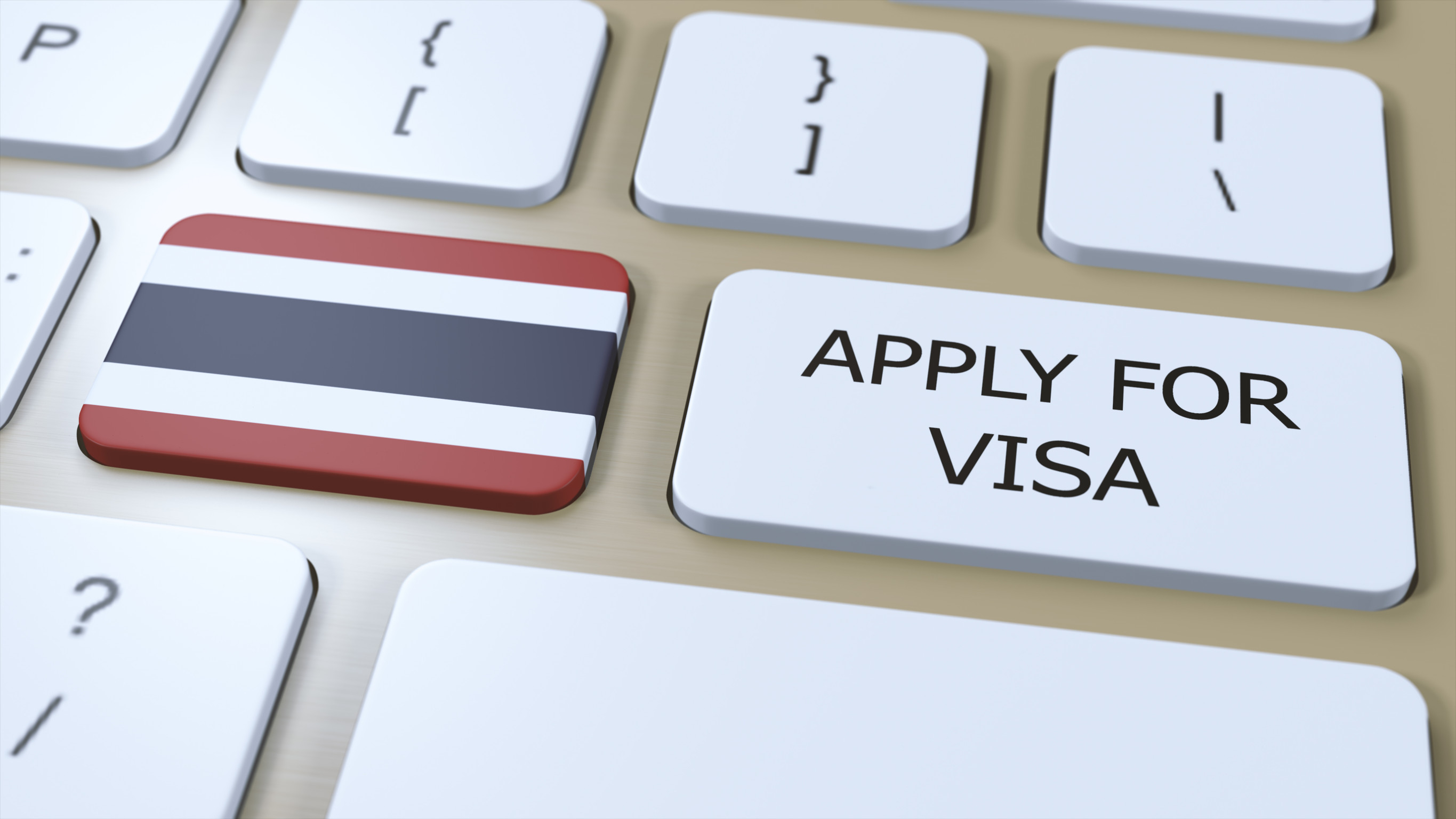 Thailand Apply For Visa Concept Button Push 3d Illustration Visa Apply Thailand Apply For Visa Concept Button Push 3d Illustration Visa Apply